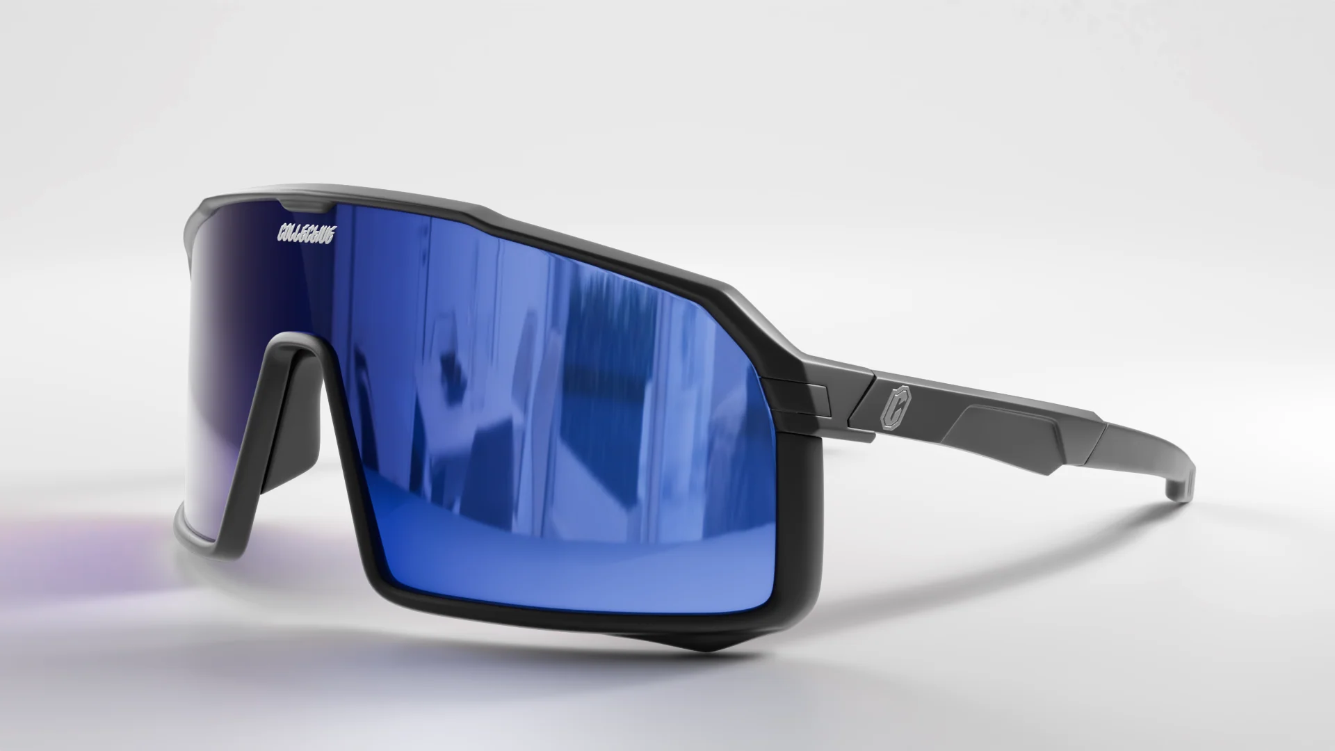 Collective Epsilon Sunglasses - Black/Blue - Image 4