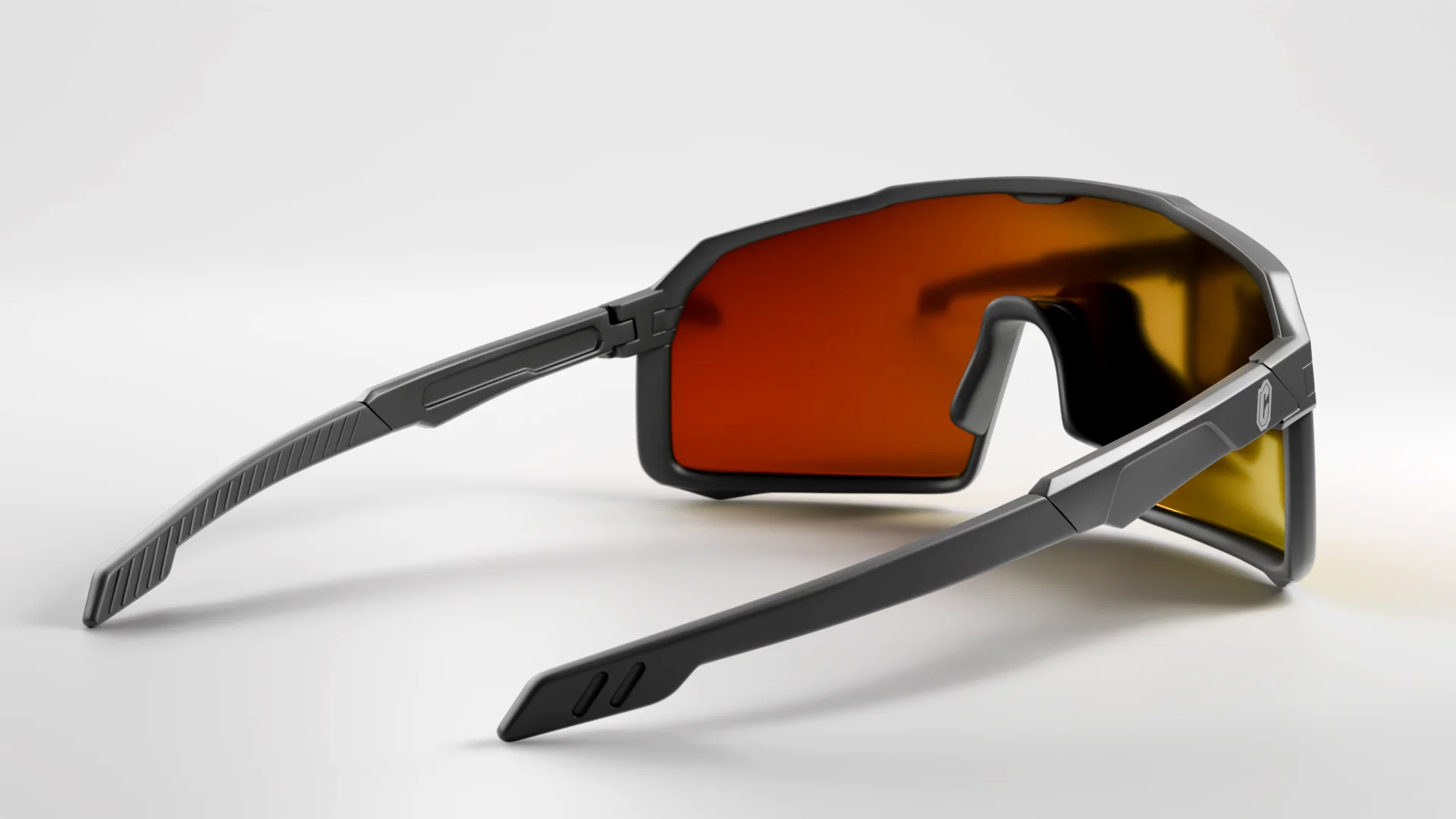 Collective Epsilon Sunglasses - Black/Orange - Image 6
