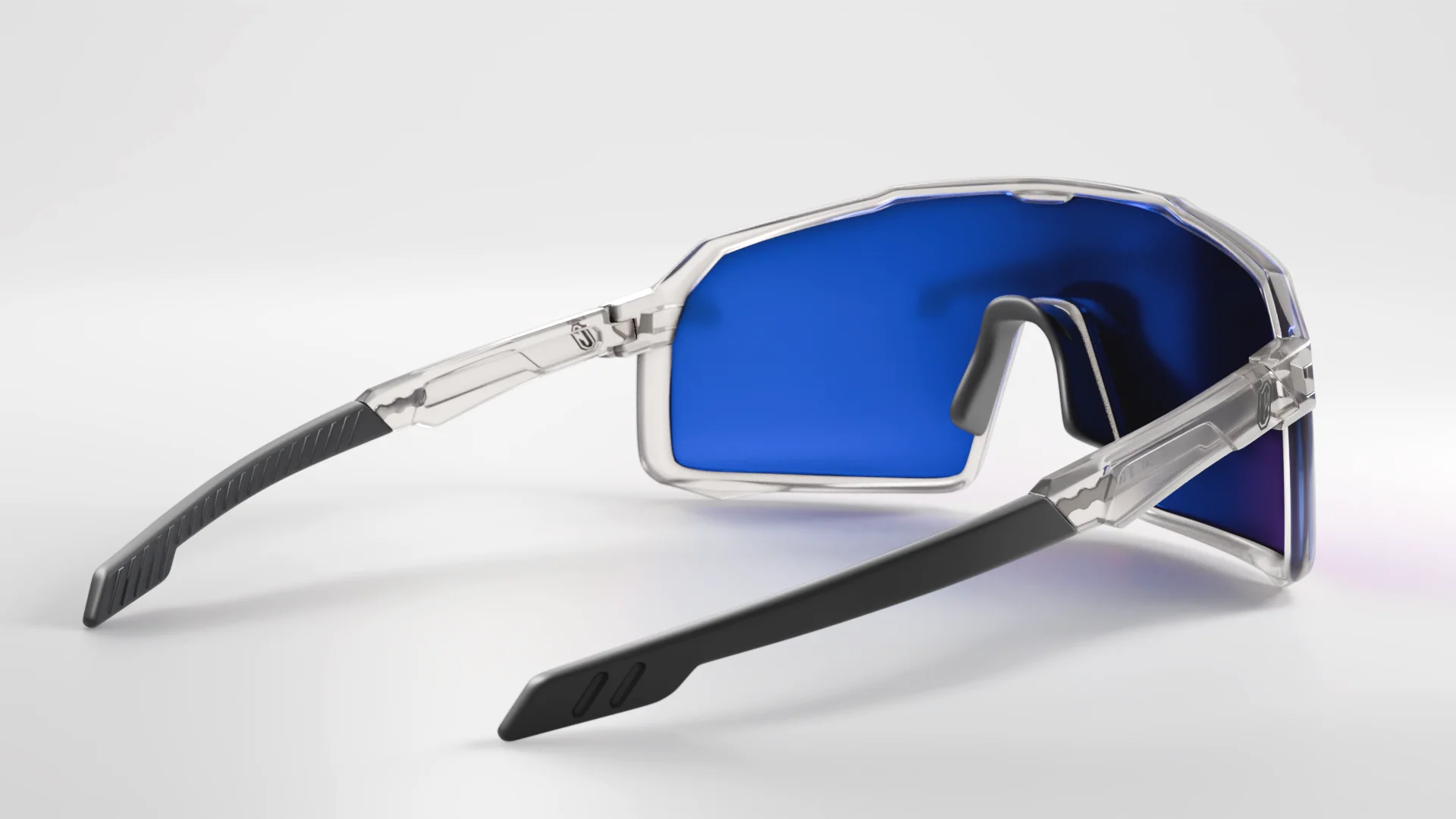 Collective Epsilon Sunglasses - Clear/Blue - Image 6